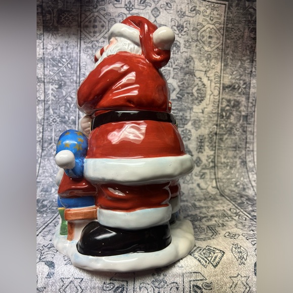 Cookie Jar Certified International Susan Winget Ceramic Santa and Mrs. Clause - Picture 9 of 12